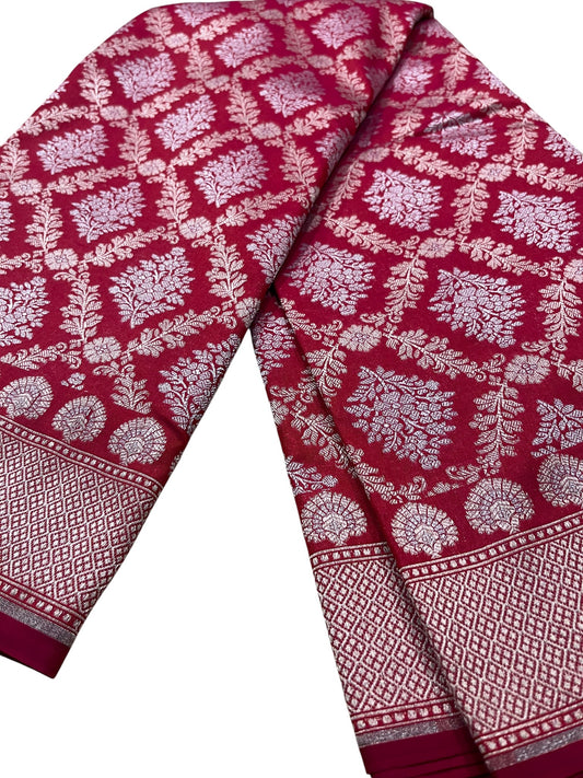 Southloom Pure Banarasi Silk Saree with Woven Work on Body and Borders