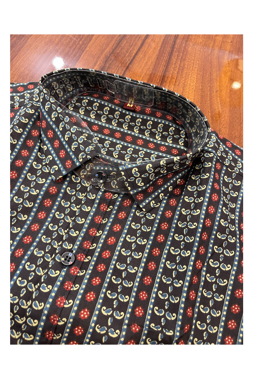 Southloom Jaipur Pure Cotton Printed Shirt For Men (Medium)