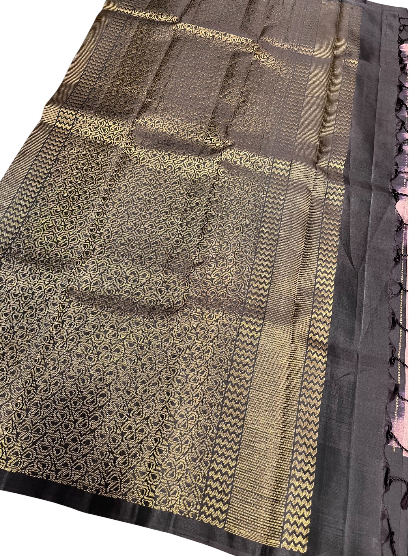 Southloom Pure Handloom Kanchipuram Silk Saree with Butta Work