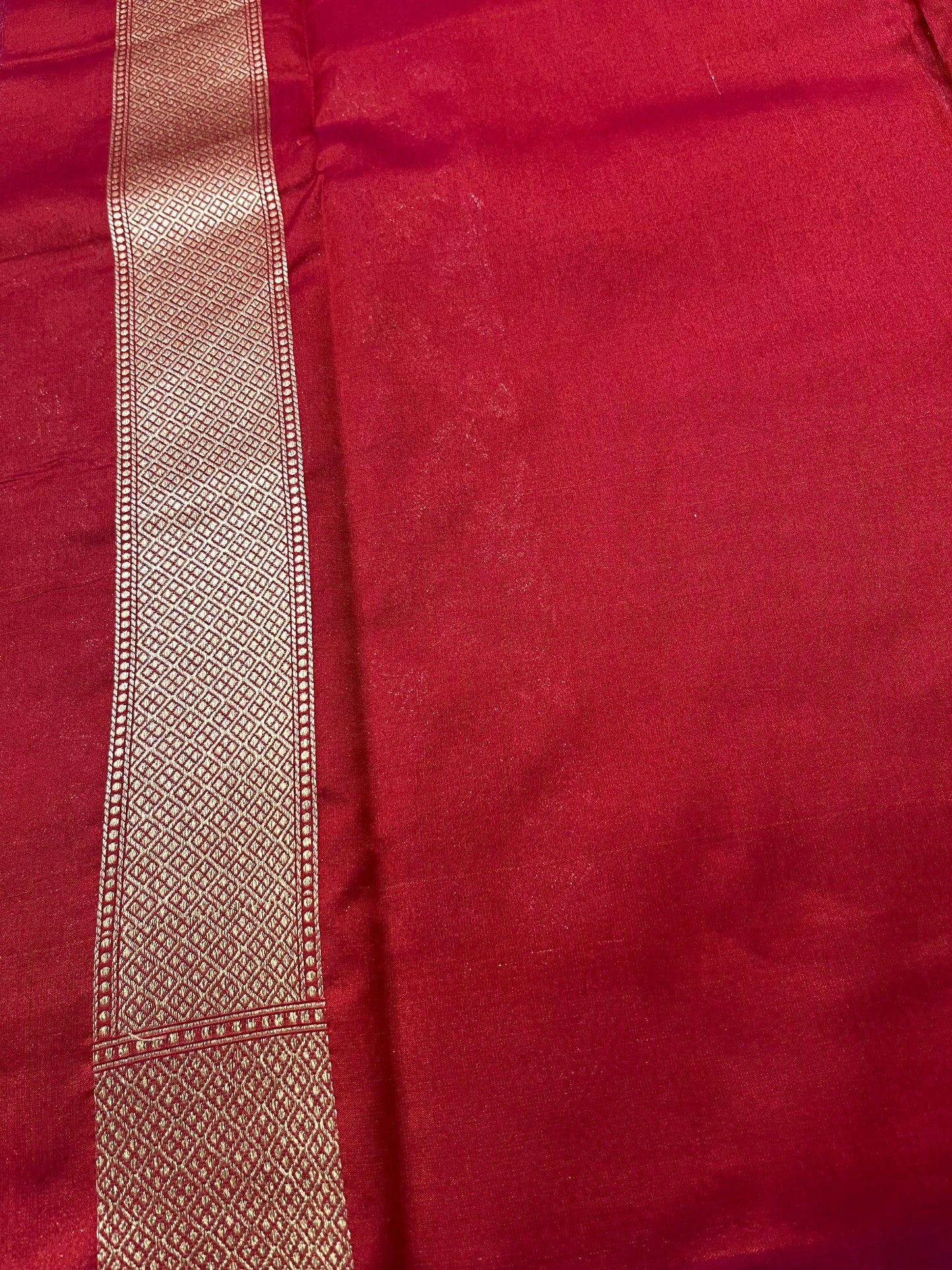 Southloom Pure Banarasi Silk Saree with Woven Work on Body and Borders