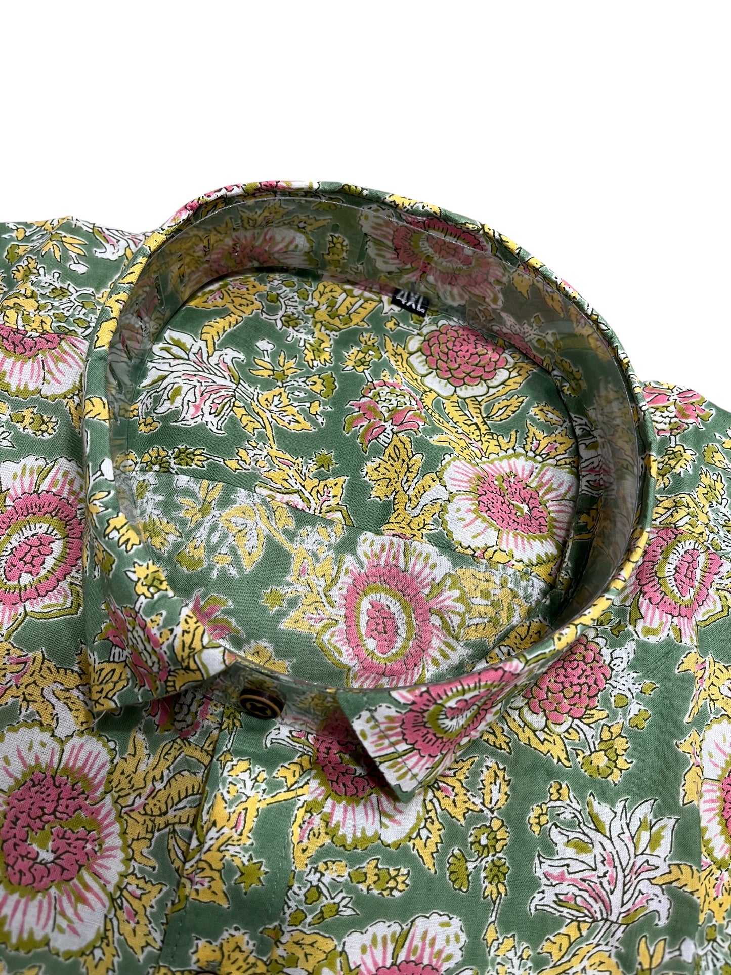 Southloom Jaipur Pure Cotton Printed Shirt For Men (4XL)