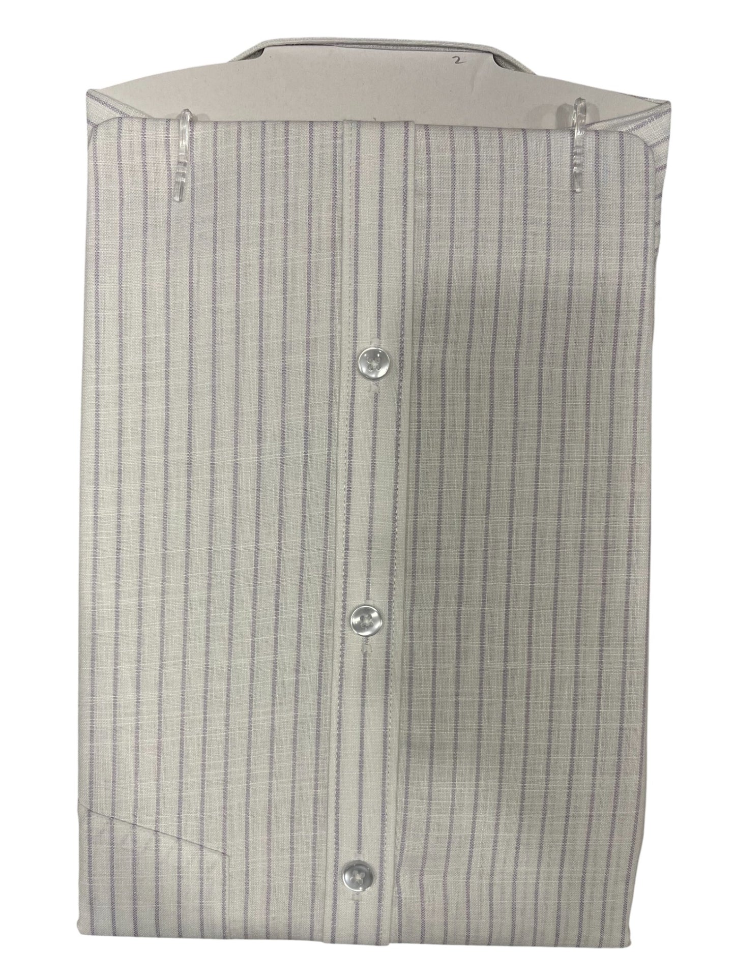 Southloom Pure Cotton White Lines Shirt(XL FS)