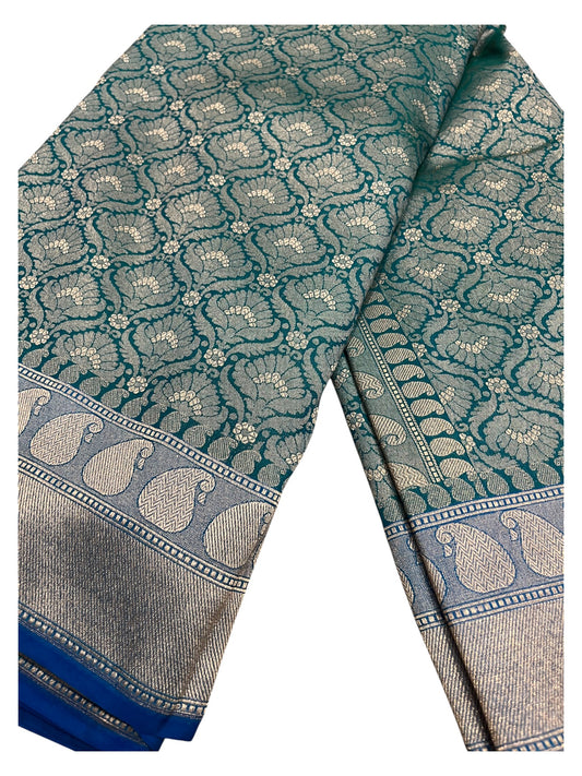 Southloom Banarasi Silk Saree with Woven Work on Body and Borders