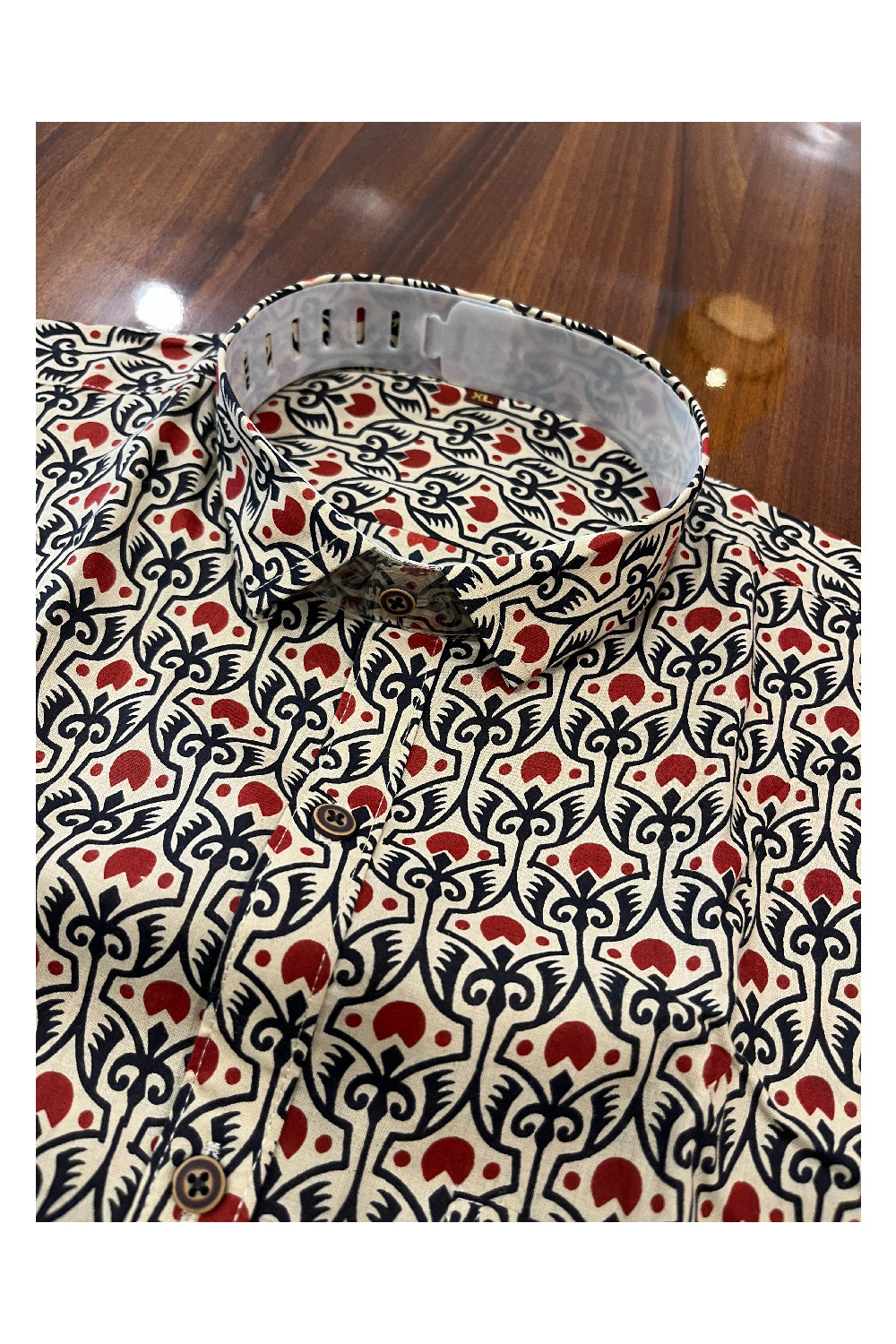 Southloom Jaipur Pure Cotton Printed Shirt For Men (XL)