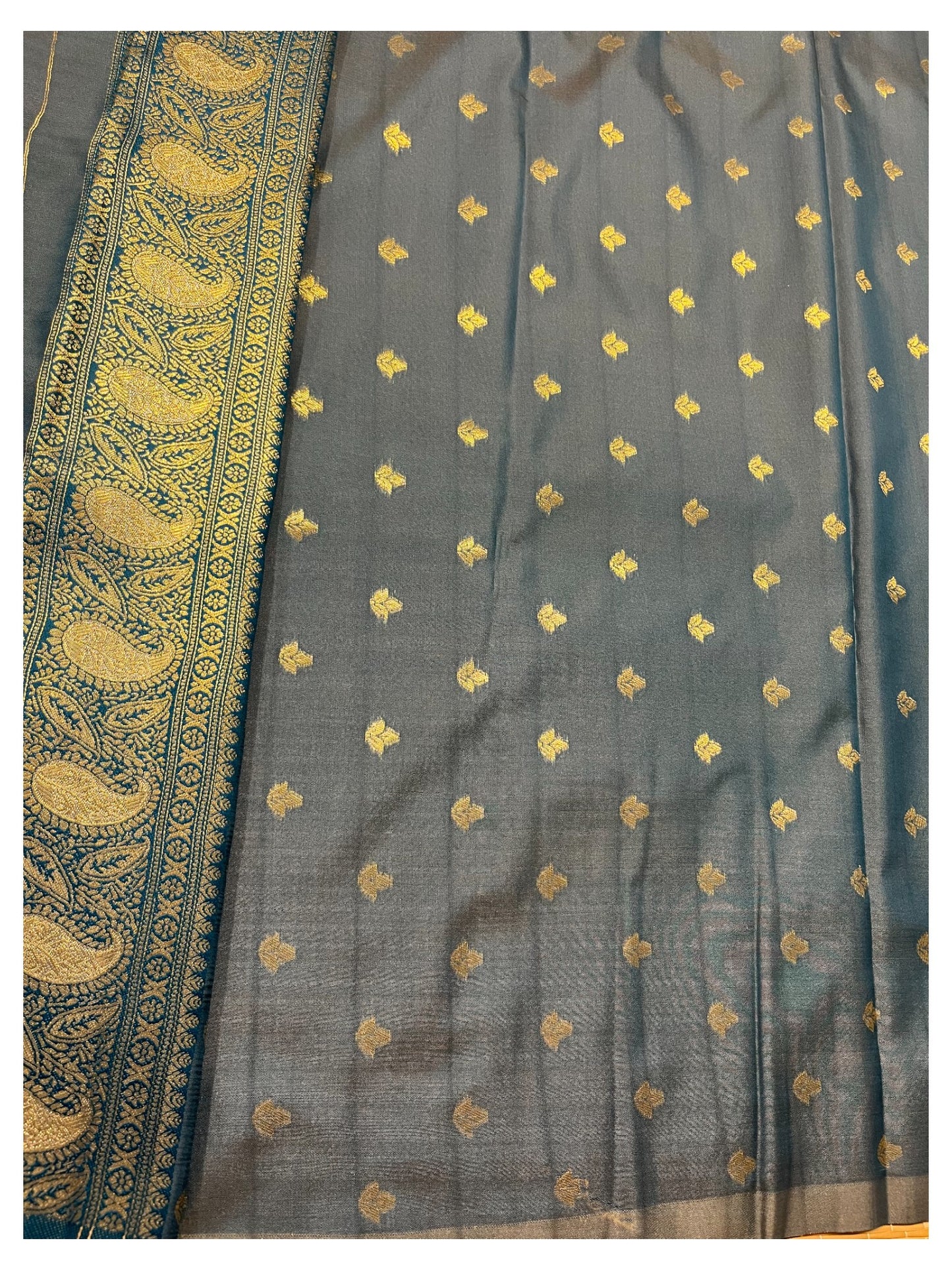 Southloom Semi Silk Saree with Woven Work on Body and Borders