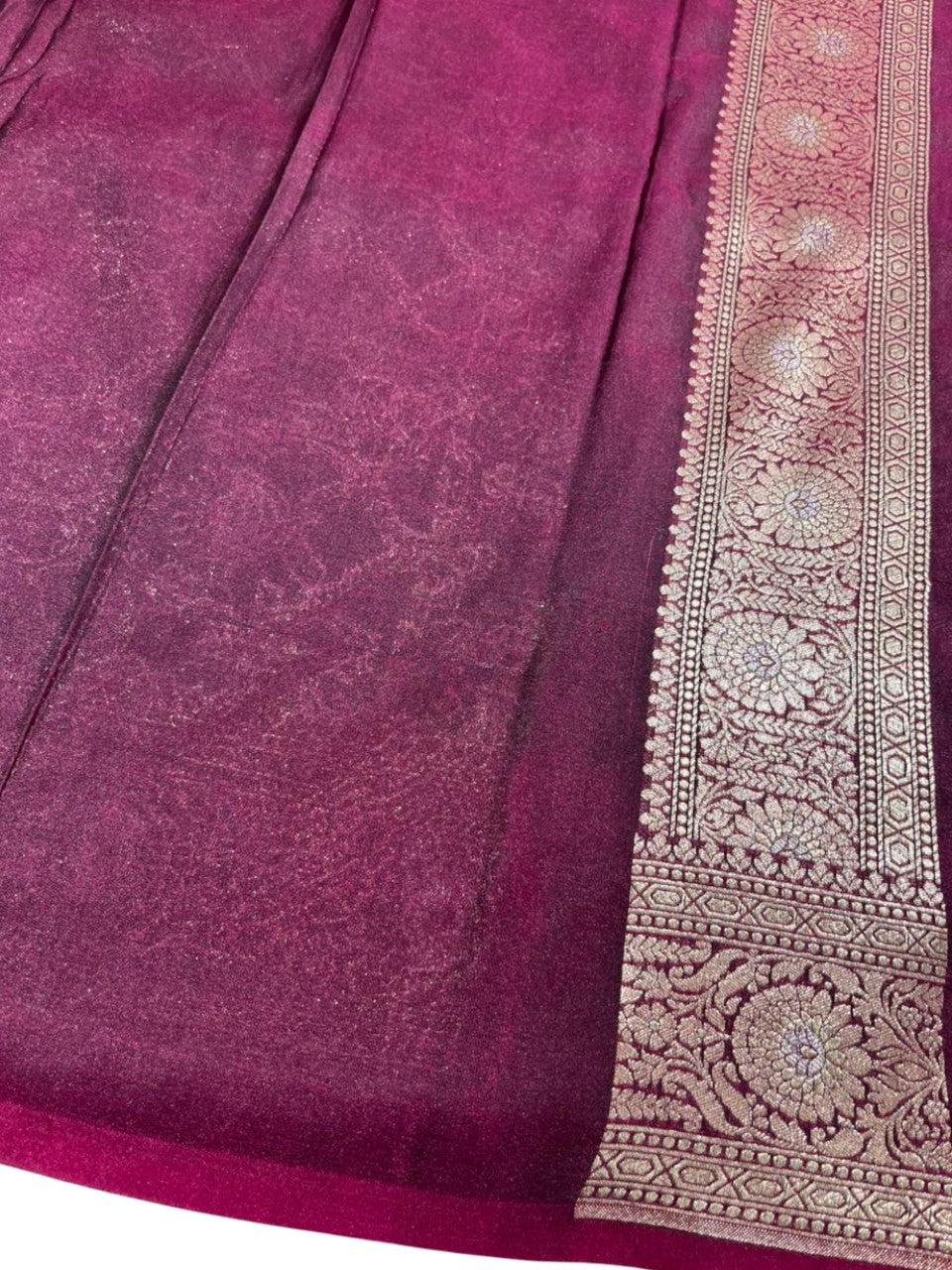 Southloom Pure Banarasi Silk Saree with Woven Work on Body and Borders (Green)