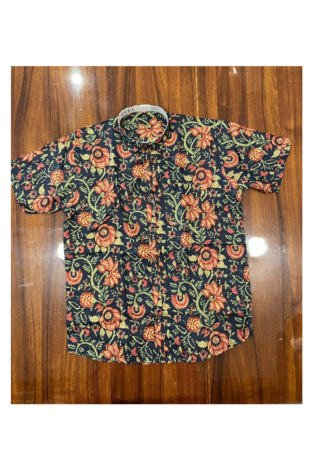 Southloom Jaipur Pure Cotton Printed Shirt For Men (XL)