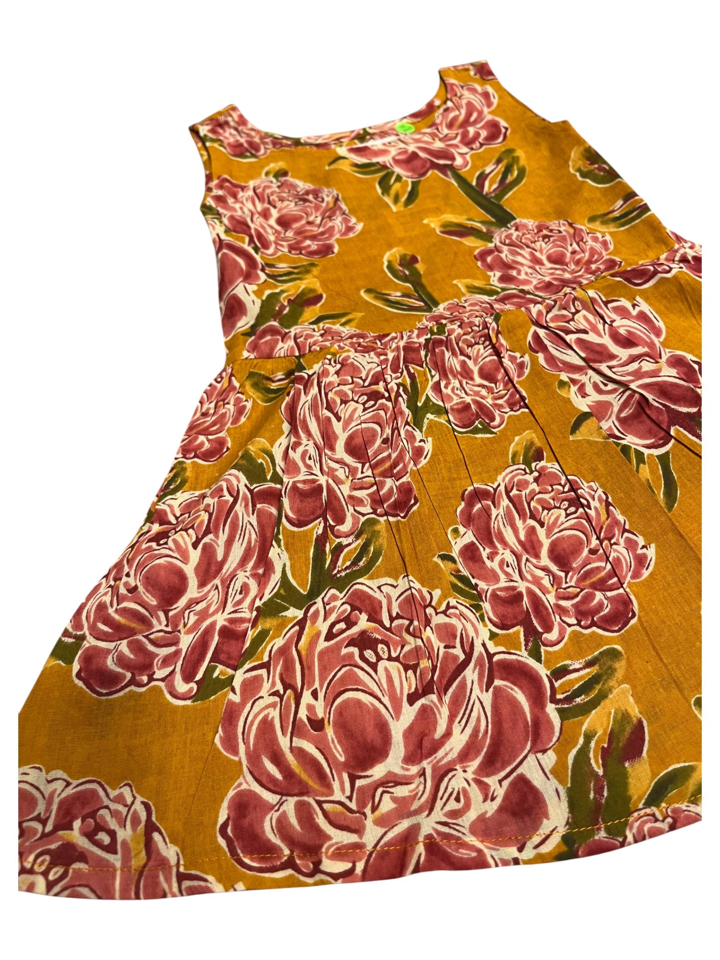 Southloom Pure Cotton Jaipur Printed Frocks for Girls (Age 1-2)