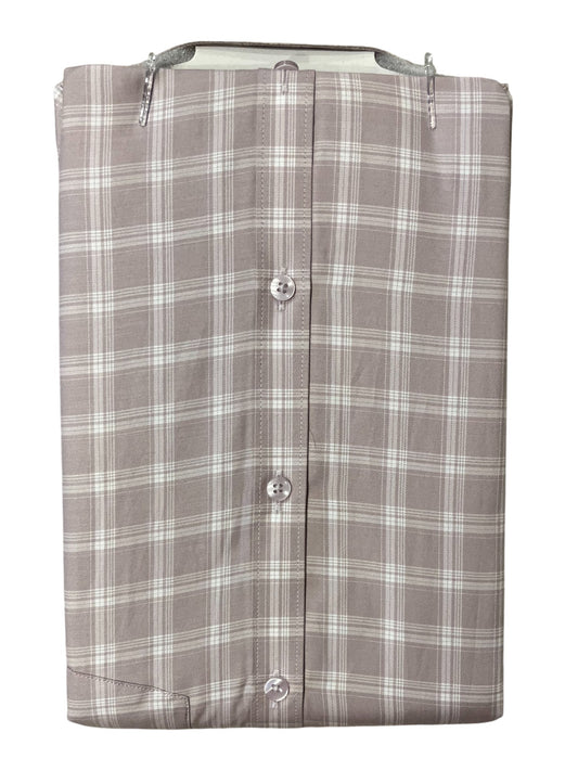 Southloom Pure Cotton Brown Cheack Shirt (40 HS)