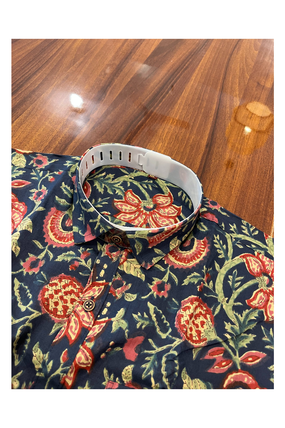 Southloom Jaipur Pure Cotton Printed Shirt For Men (XL)