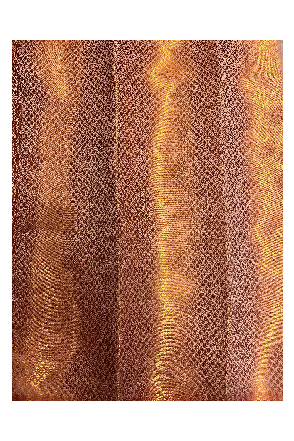 Southloom Banarasi Silk Brocade Bridal Saree WIth Woven Borders And Blouse Piece in Beige and Gold