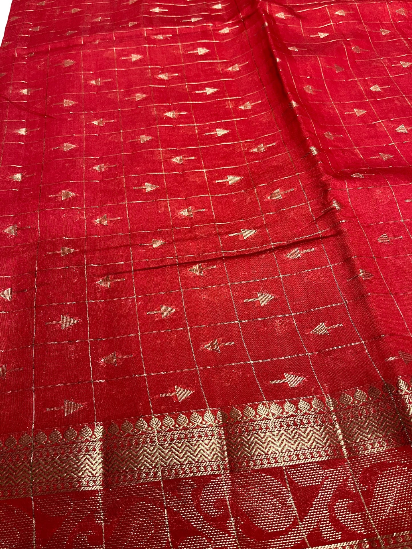 Southloom Georgete Banarasi Silk Saree with Woven Work on Body and Borders
