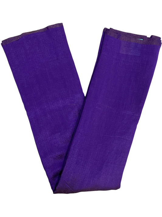 Southloom Tissue Crushed Organza Saree Violet