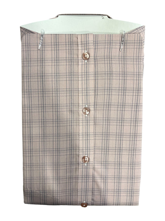 Southloom Pure Cotton Pink Printed Shirt (38 HS)