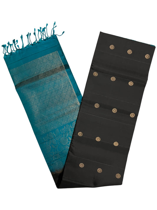 Southloom Pure Handloom Bridal Kanchipuram Silk Saree with Korvai Work