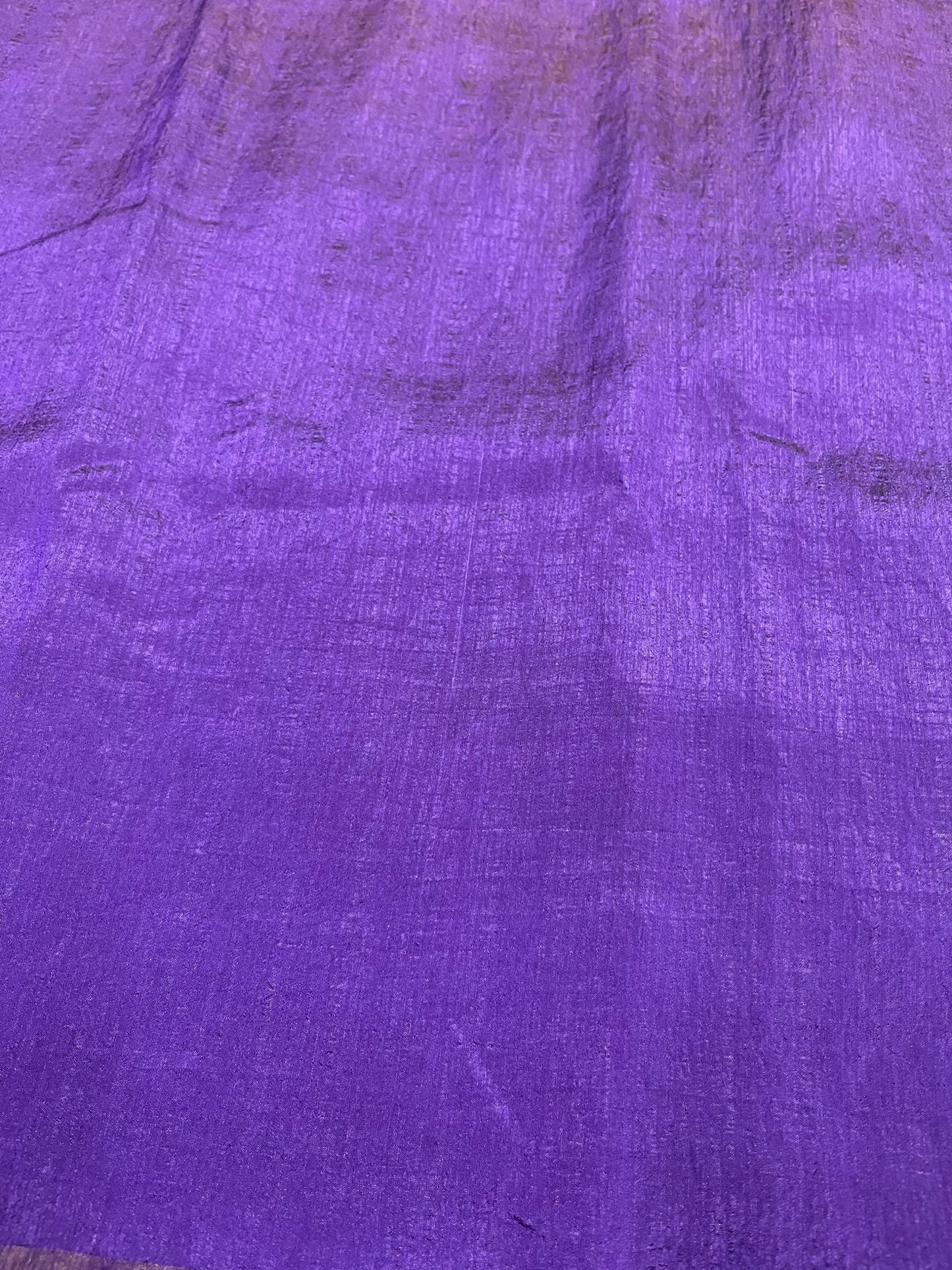 Southloom Tissue Crushed Organza Saree Violet