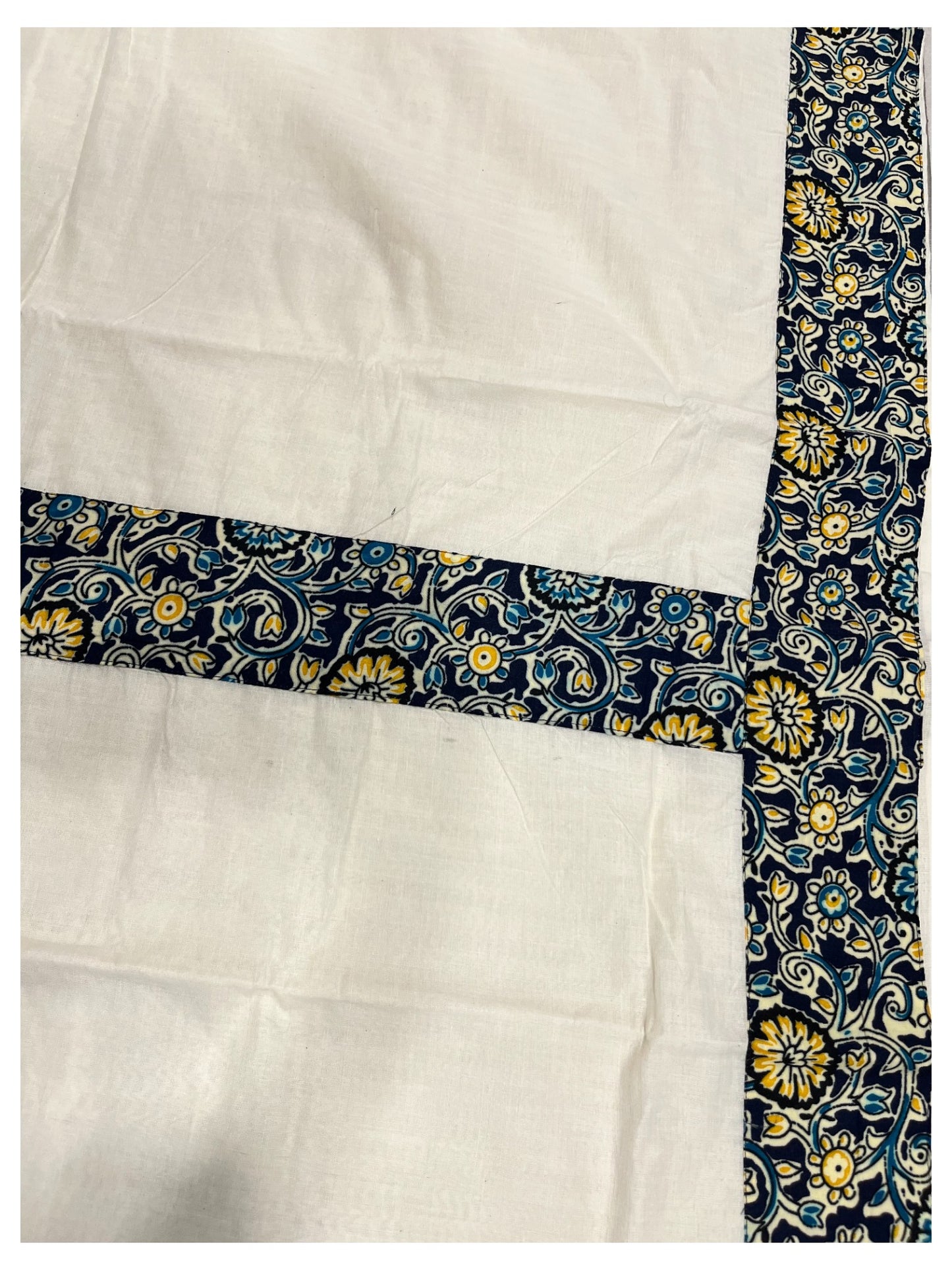 Southloom Cotton Kerala Saree with Ajrakh Printed