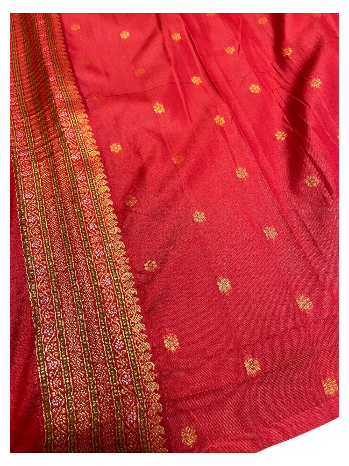 Southloom Semi Silk Saree with Woven Work on Body and Borders