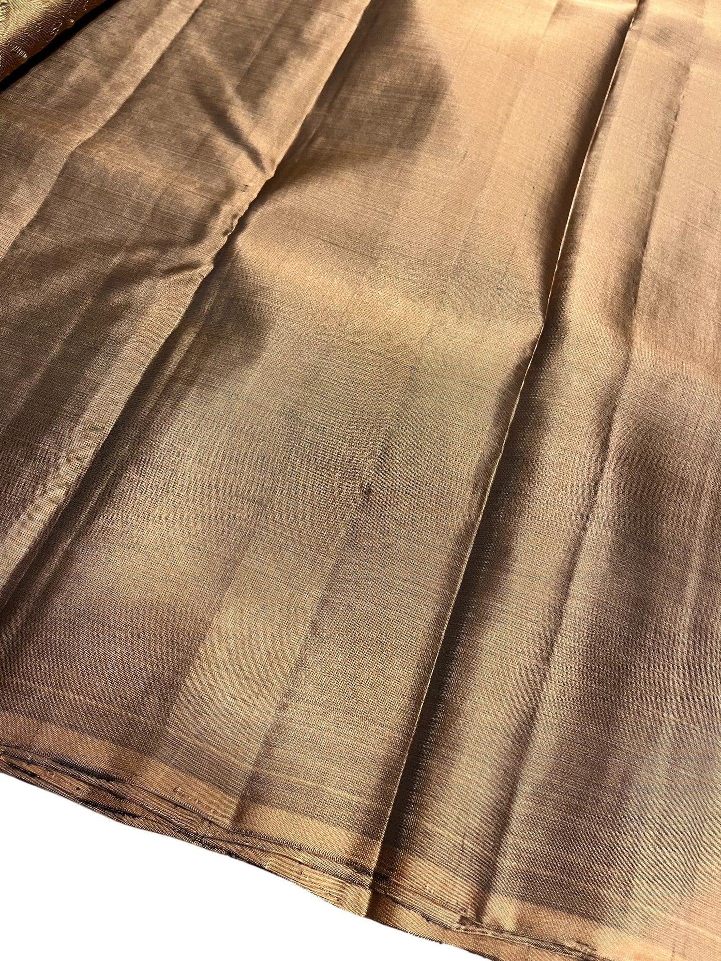 Southloom Pure Handloom Kanchipuram Silk Saree with Butta Work(Blue & Brown )