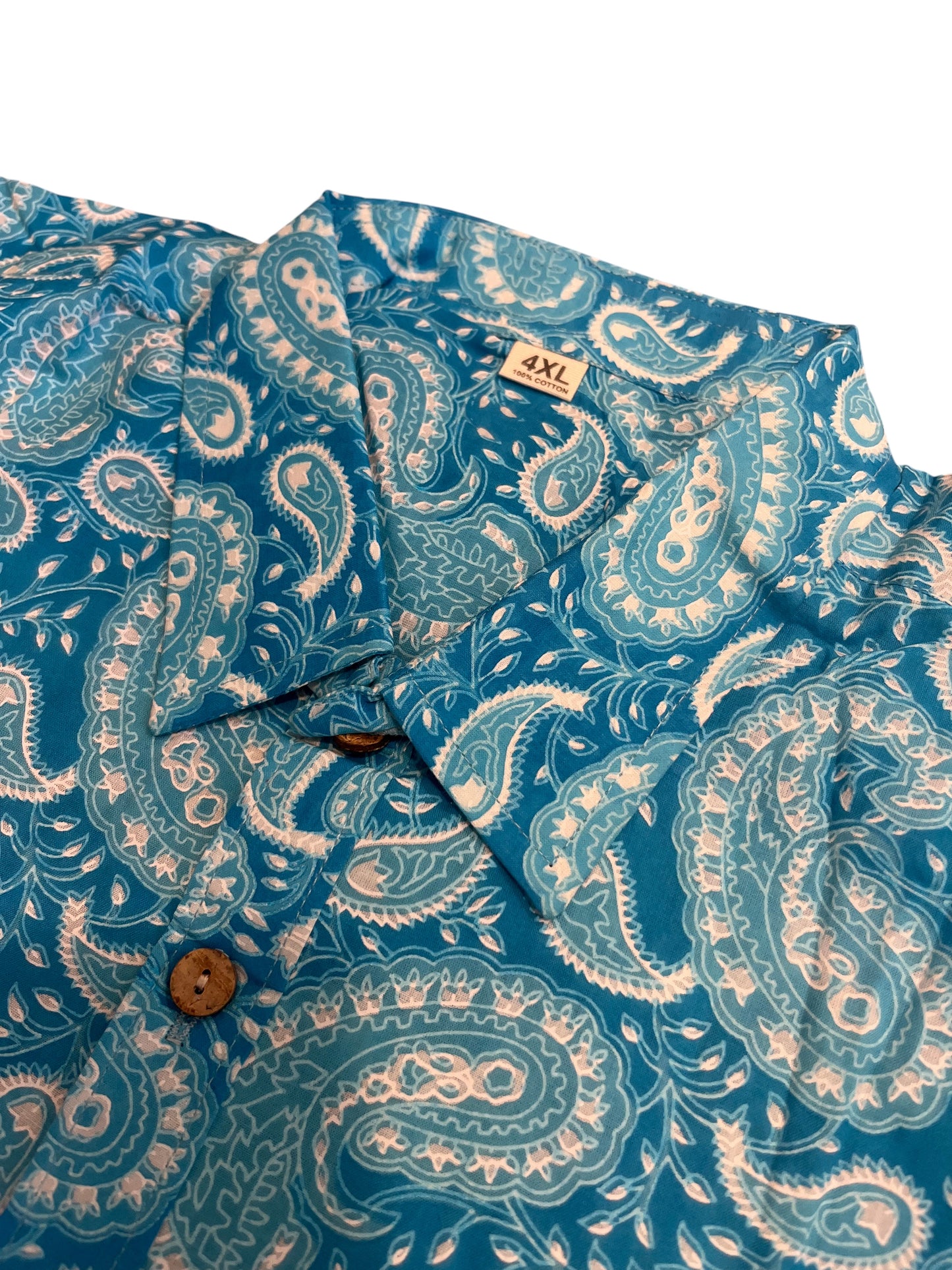 Southloom Jaipur Pure Cotton Printed Shirt For Men (4XL)
