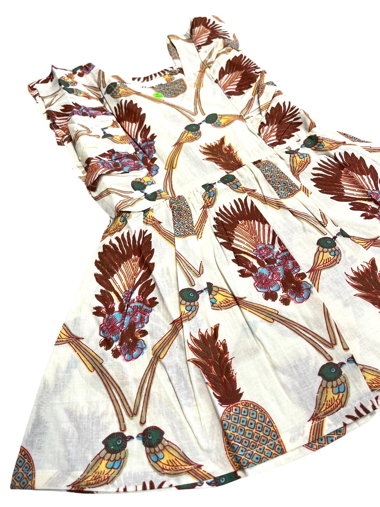 Southloom Pure Cotton Jaipur Printed Frocks for Girls (Age 1-2)