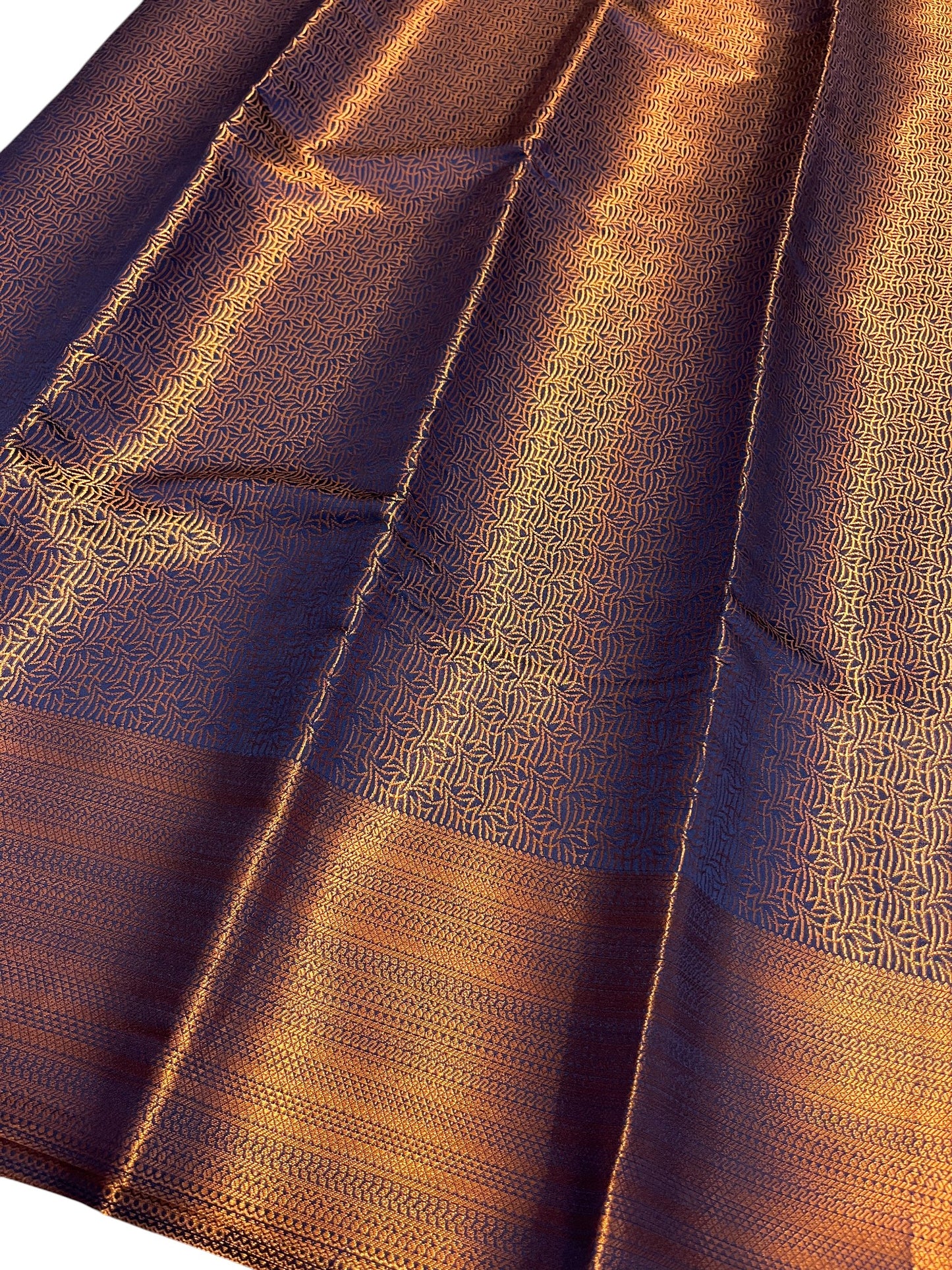 Southloom Premium Semi Silk Zari Work Brocade Saree in Bridal Blue with Matching Pallu