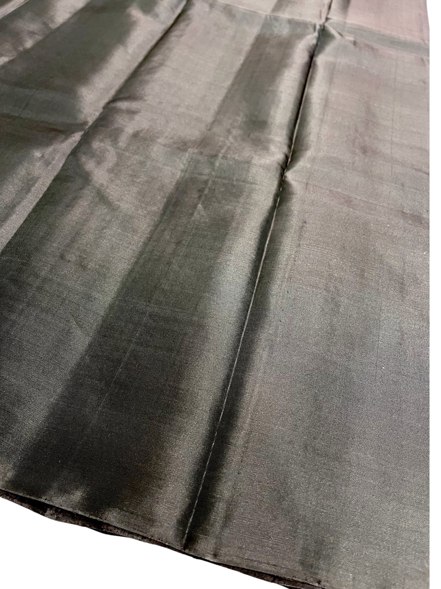 Southloom Pure Handloom Kanchipuram Silk Saree with Butta Work (Blue & Brown)
