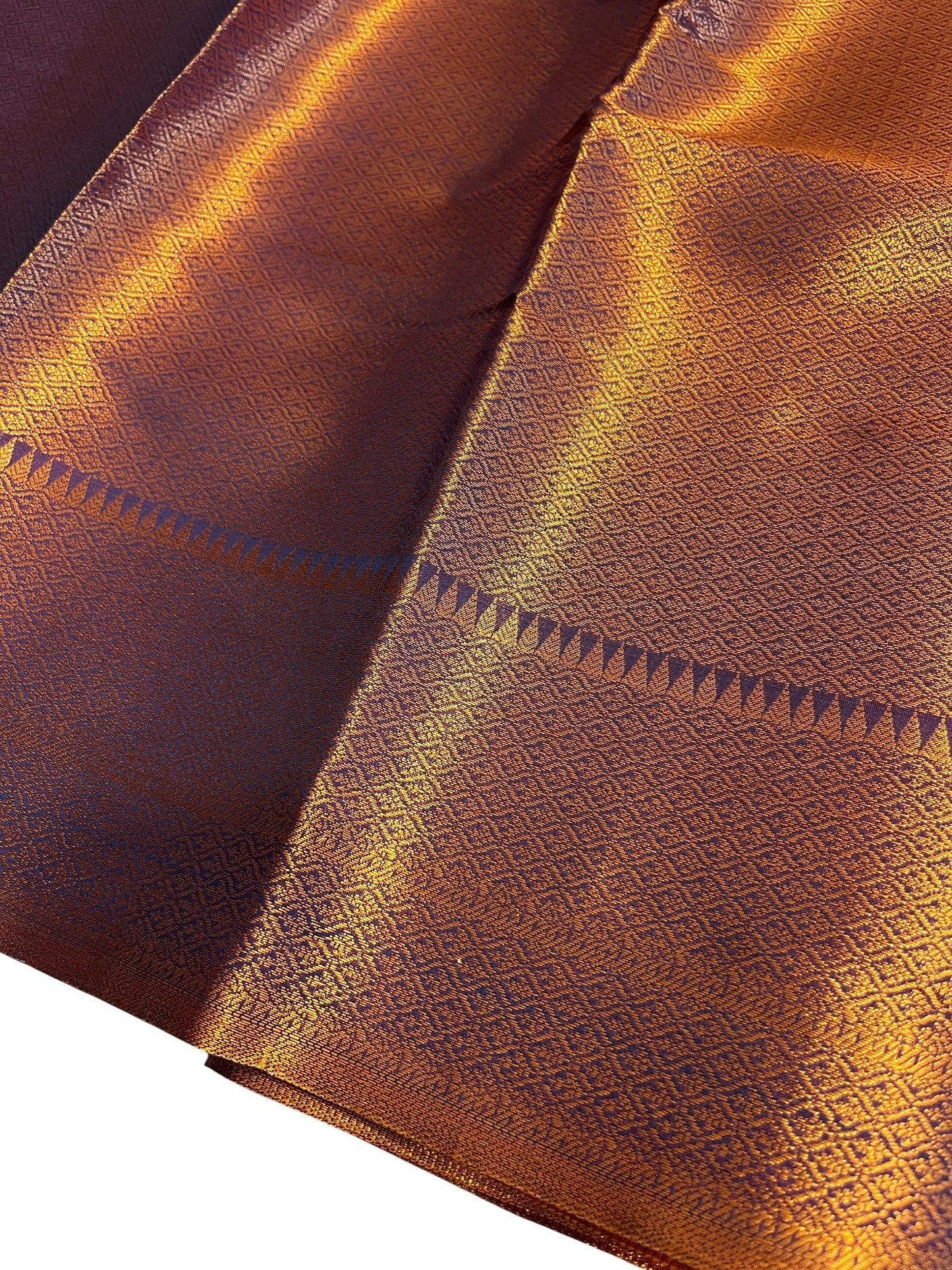 Southloom Brocade Silk Bridal Saree WIth Woven Borders And Blouse Piece