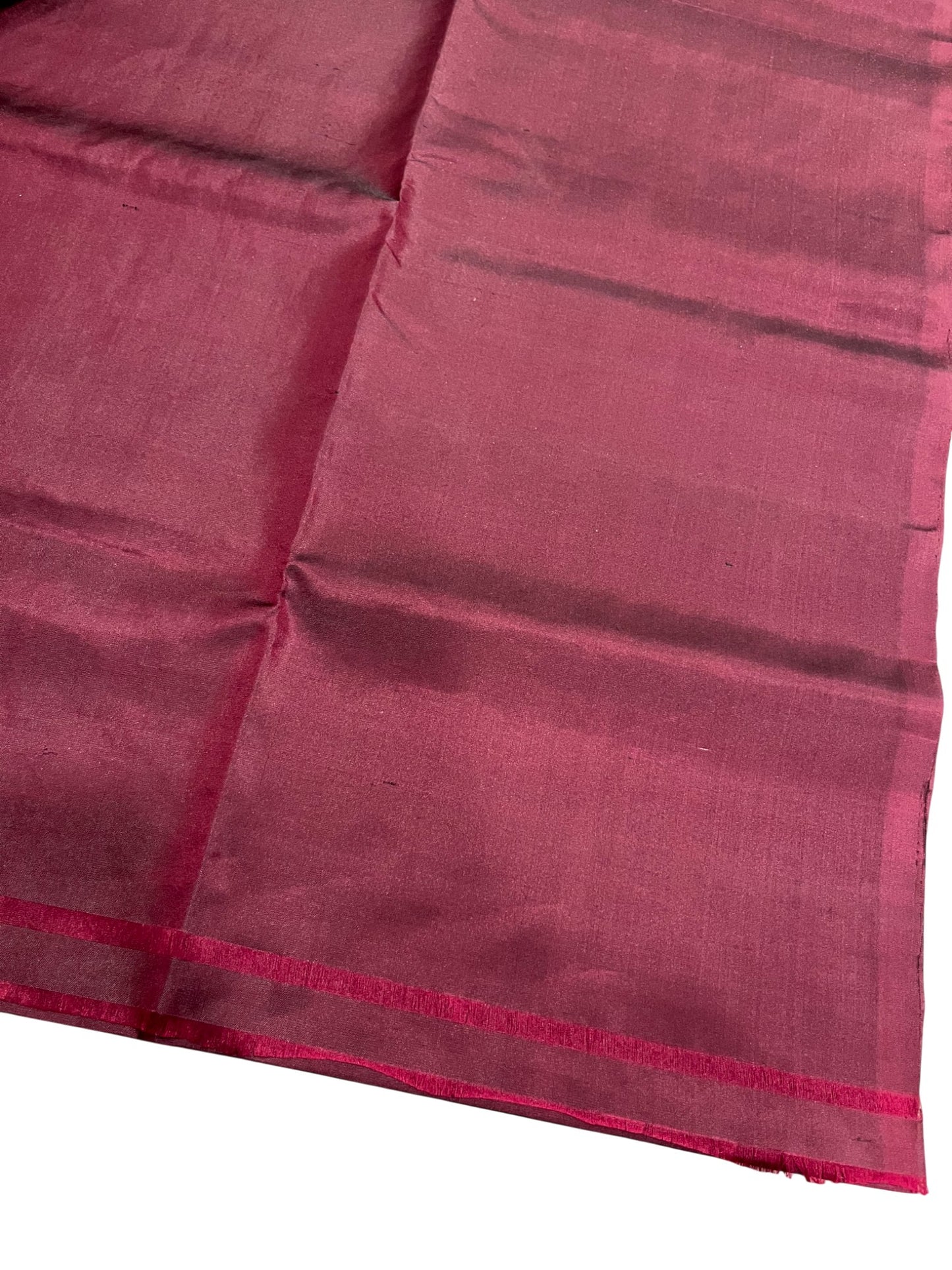 Southloom Pure Handloom Bridal Kanchipuram Silk Saree with Korvai Work (Maroon)
