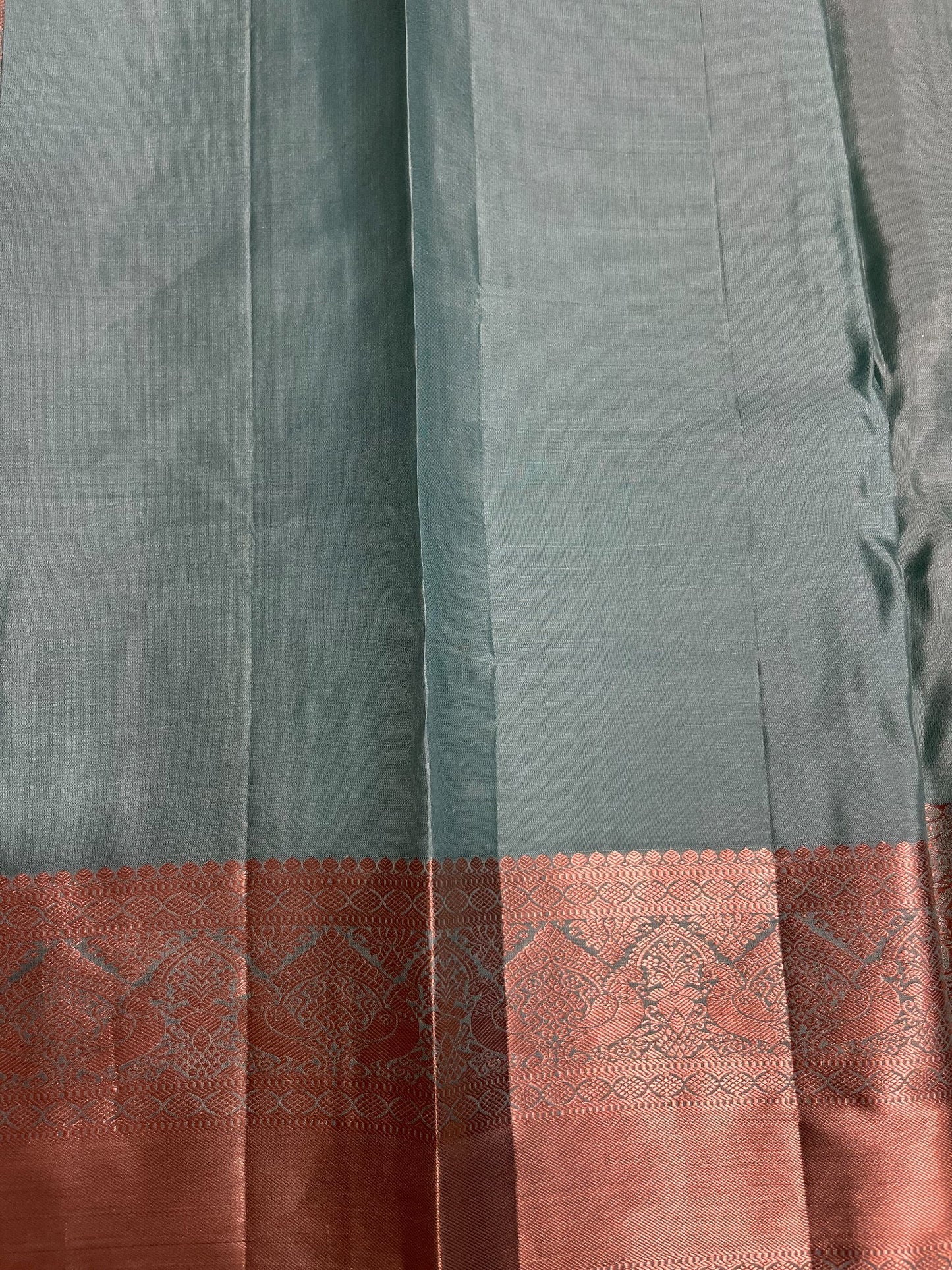 Southloom Pure Handloom Bridal Kanchipuram Silk Saree with Korvai Work