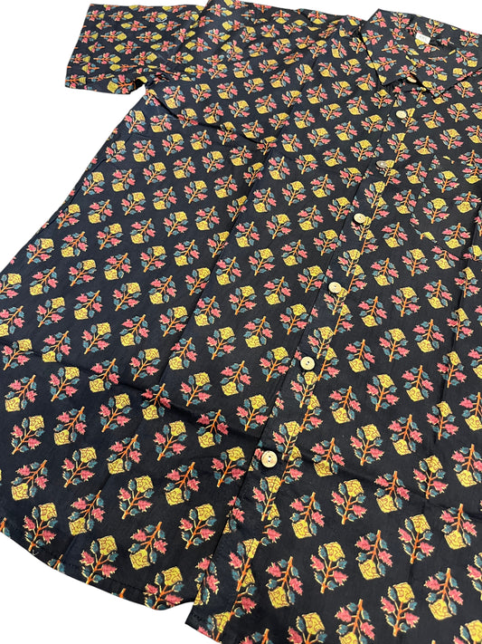 Southloom Jaipur Pure Cotton Printed Shirt For Men (4XL)