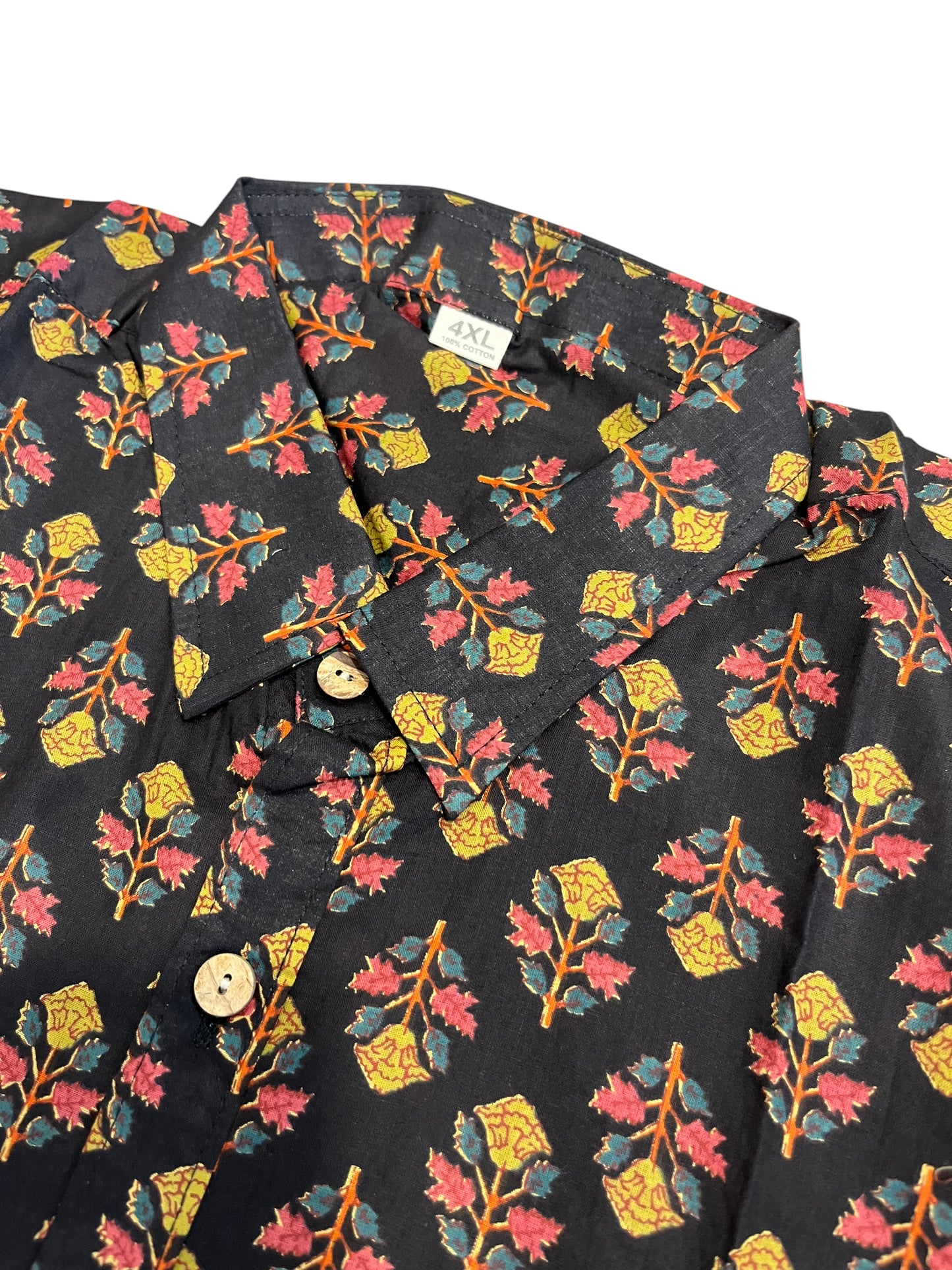 Southloom Jaipur Pure Cotton Printed Shirt For Men (4XL)