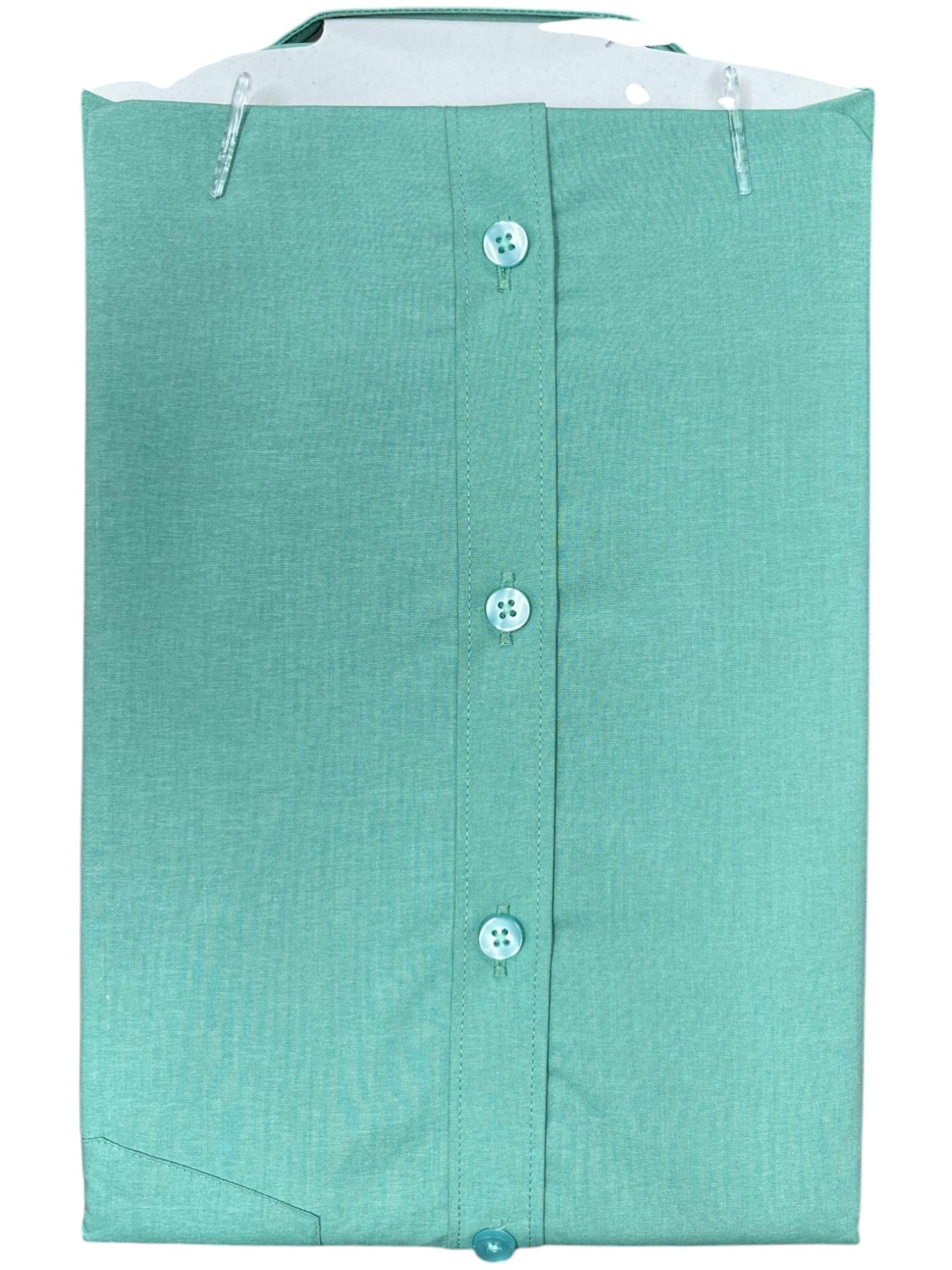 Southloom Pure Cotton Green PlainShirt SLSHIRT 38FS