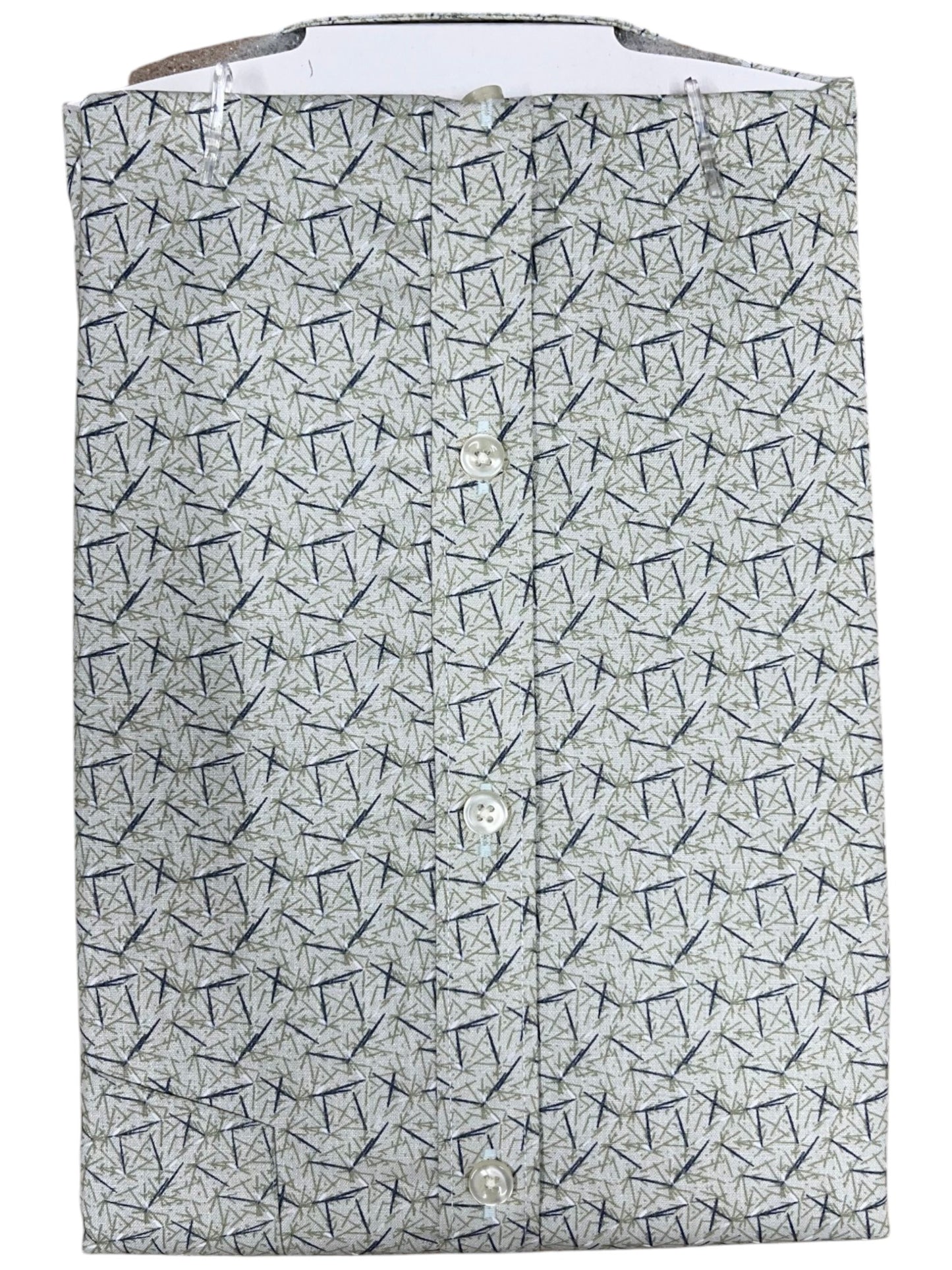 Southloom Pure Cotton Green Printed Shirt SLSHIRT 42FS