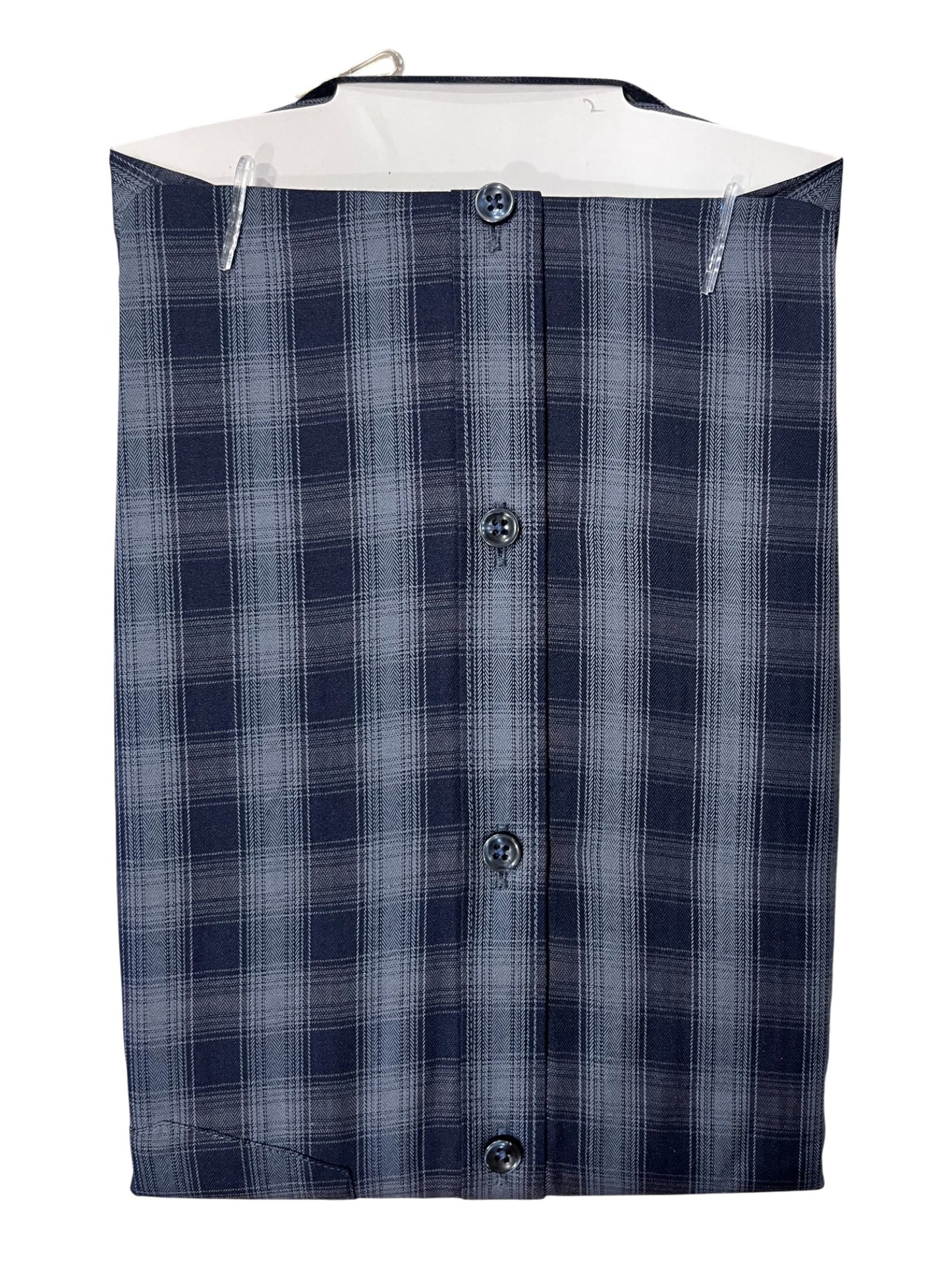 Southloom Pure Cotton Blue Check Shirt SLSHIRT 40 HS