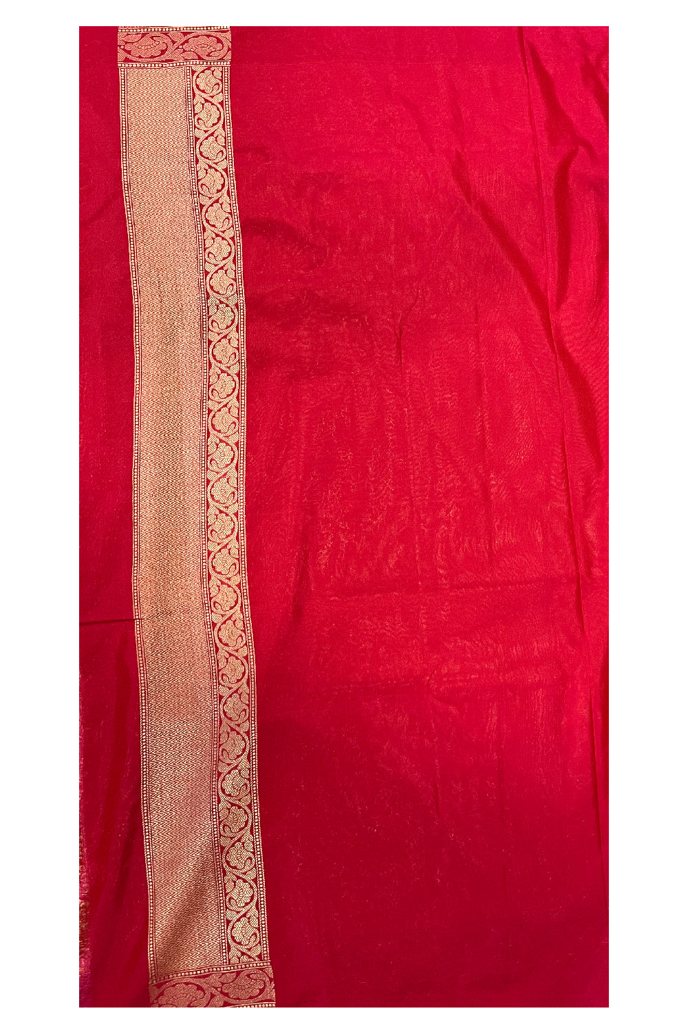 Southloom Banarasi Georgette Woven Work Saree in Magenta