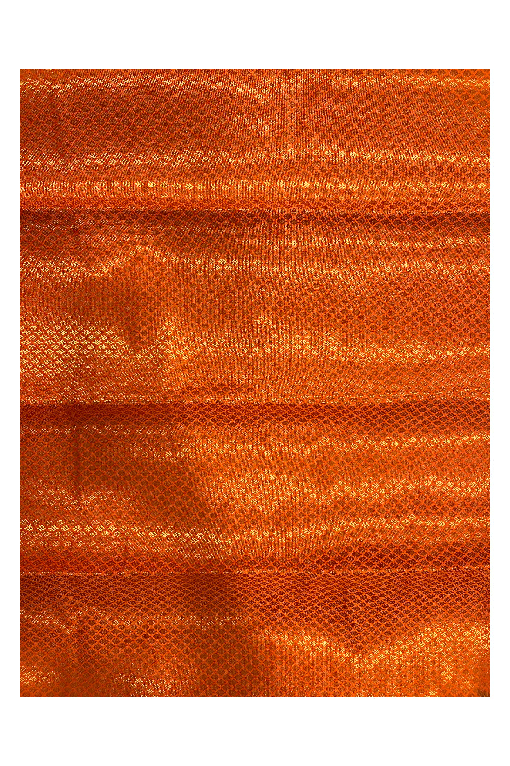 Southloom Banarasi Silk Brocade Bridal Saree WIth Woven Borders And Blouse Piece in Red and Gold