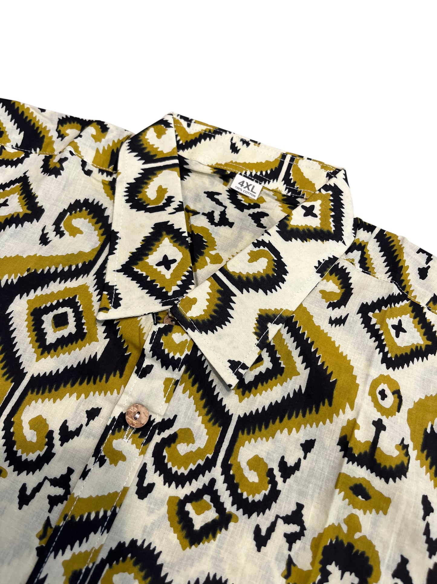 Southloom Jaipur Pure Cotton Printed Shirt For Men (4XL)