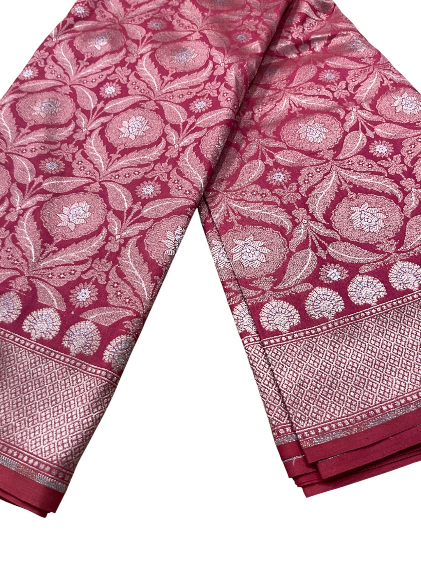 Southloom Pure Banarasi Silk Saree with Woven Work on Body and Borders