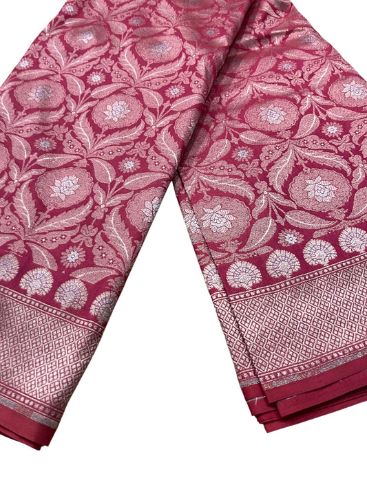 Southloom Pure Banarasi Silk Saree with Woven Work on Body and Borders