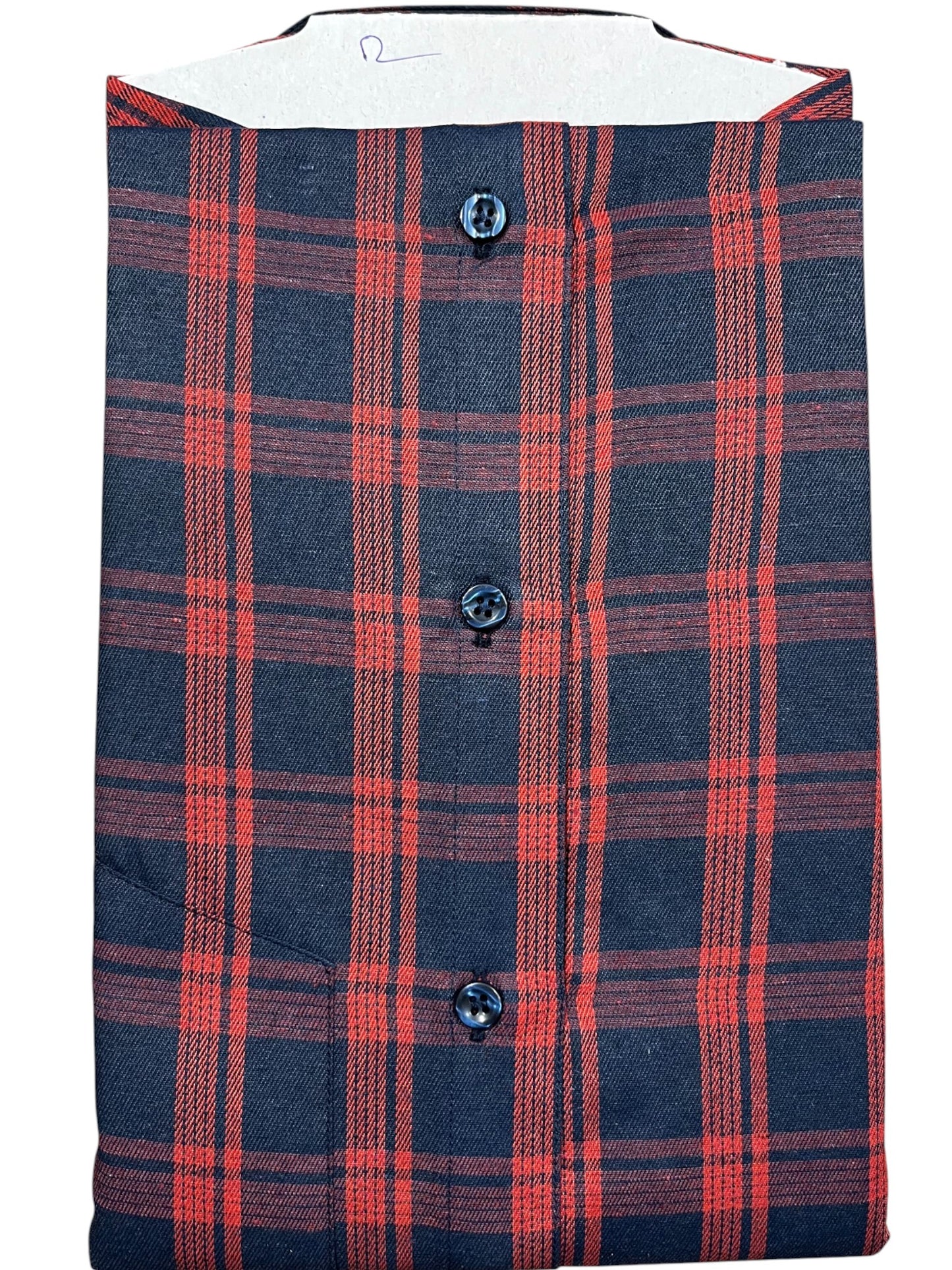 Southloom Pure Cotton Blue Check Shirt (44 FS)