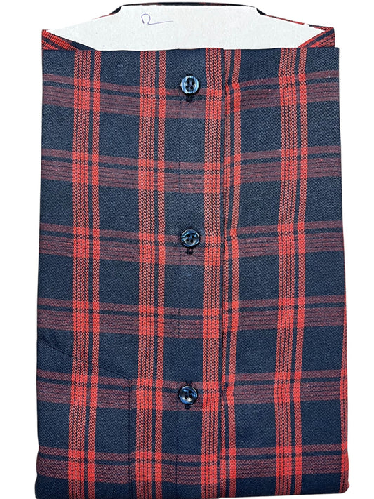 Southloom Pure Cotton Blue Check Shirt (44 FS)