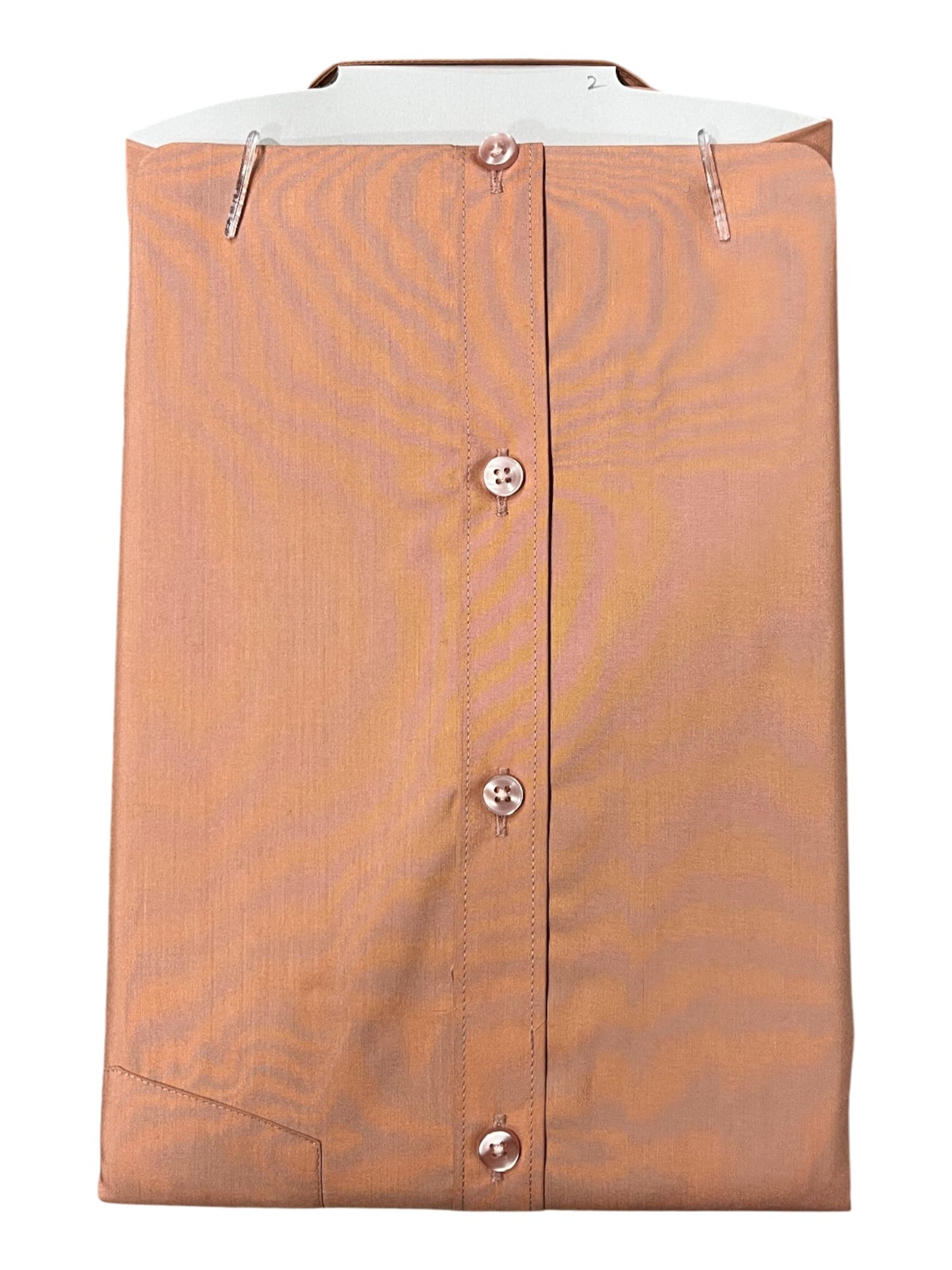Southloom Pure Cotton Peach Plain Shirt (40 FS)