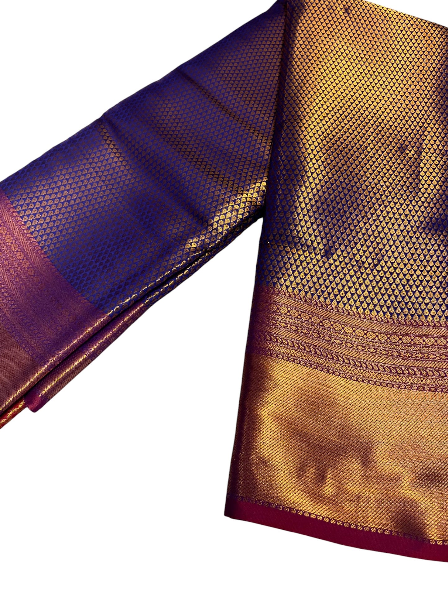 Southloom Premium Semi Silk Zari Work Brocade Saree in Bridal Blue with Matching Pallu