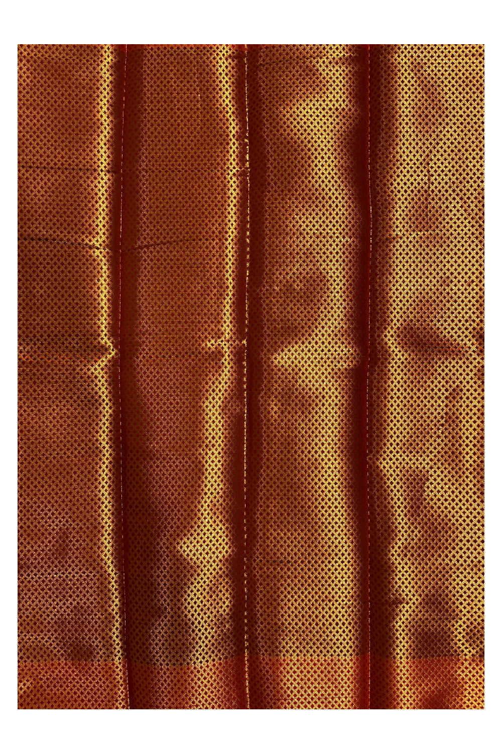 Southloom Banarasi Silk Brocade Bridal Saree WIth Woven Borders And Blouse Piece in Maroon And Gold