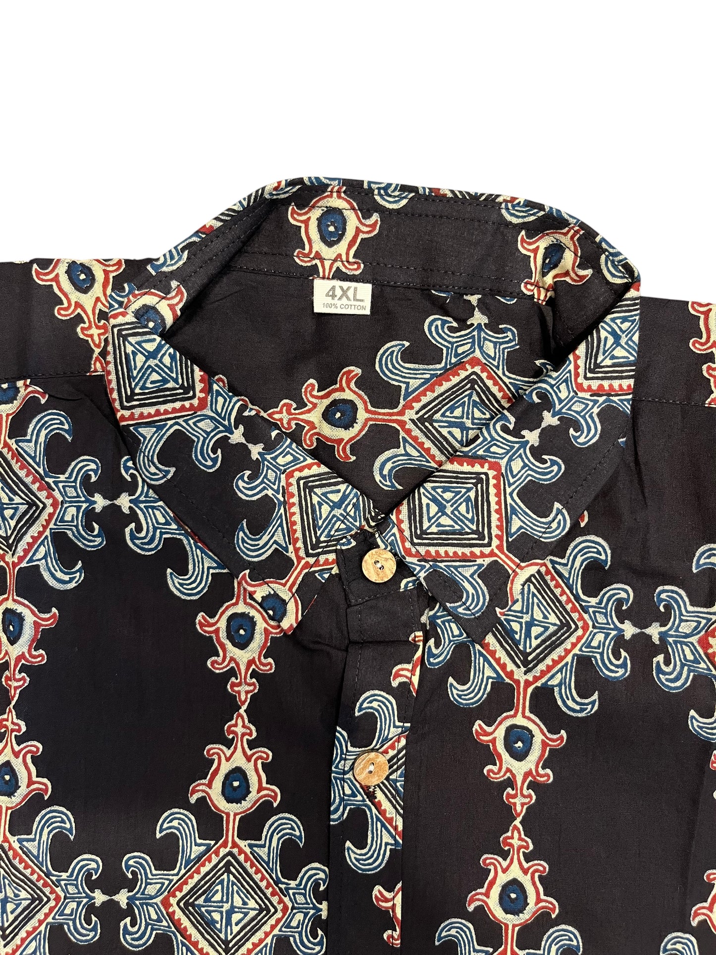 Southloom Jaipur Pure Cotton Printed Shirt For Men (4XL)