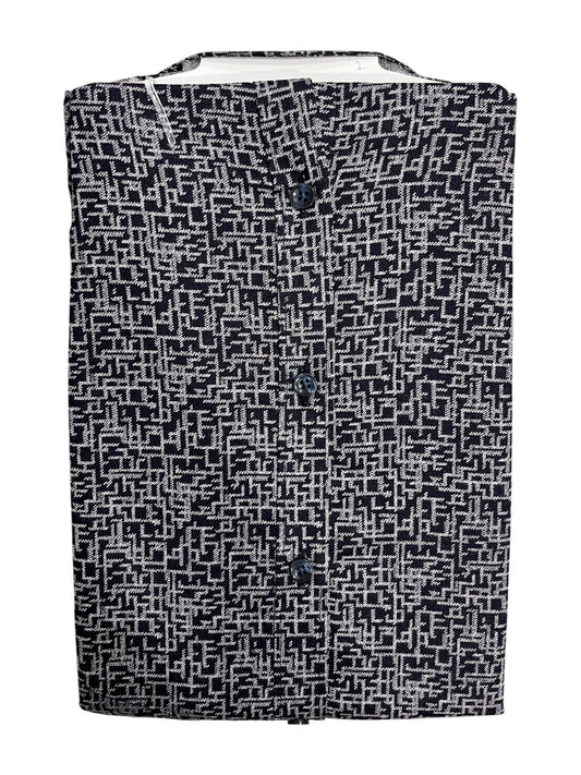 Southloom Pure Cotton Black Printed Shirt (38 HS)