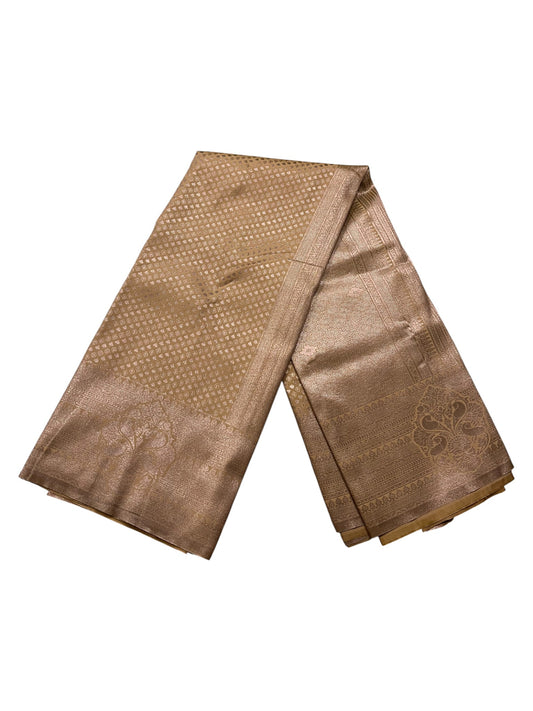 Southloom Banarasi Silk Saree with Woven Work on Body and Borders