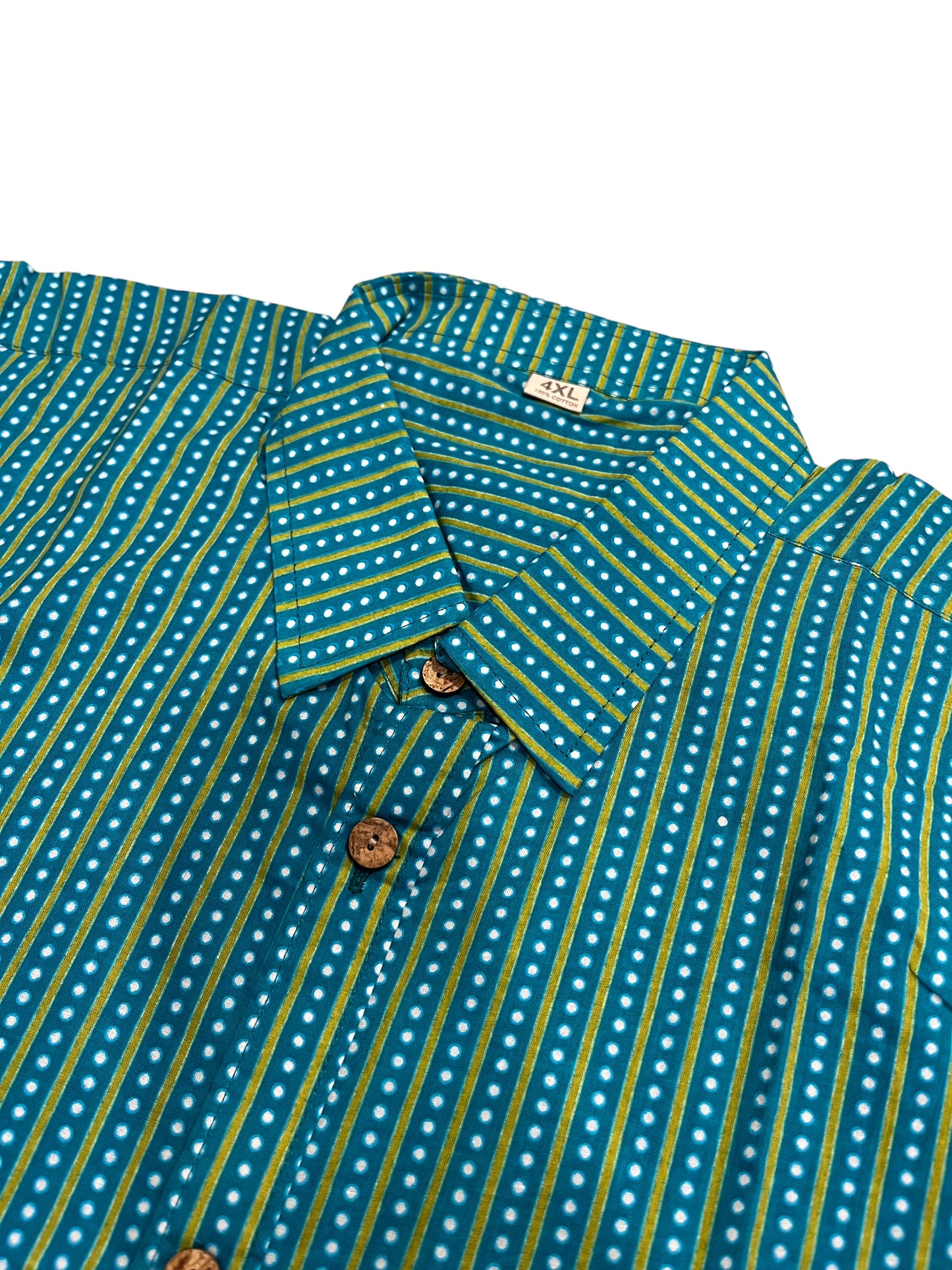 Southloom Jaipur Pure Cotton Printed Shirt For Men (4XL)