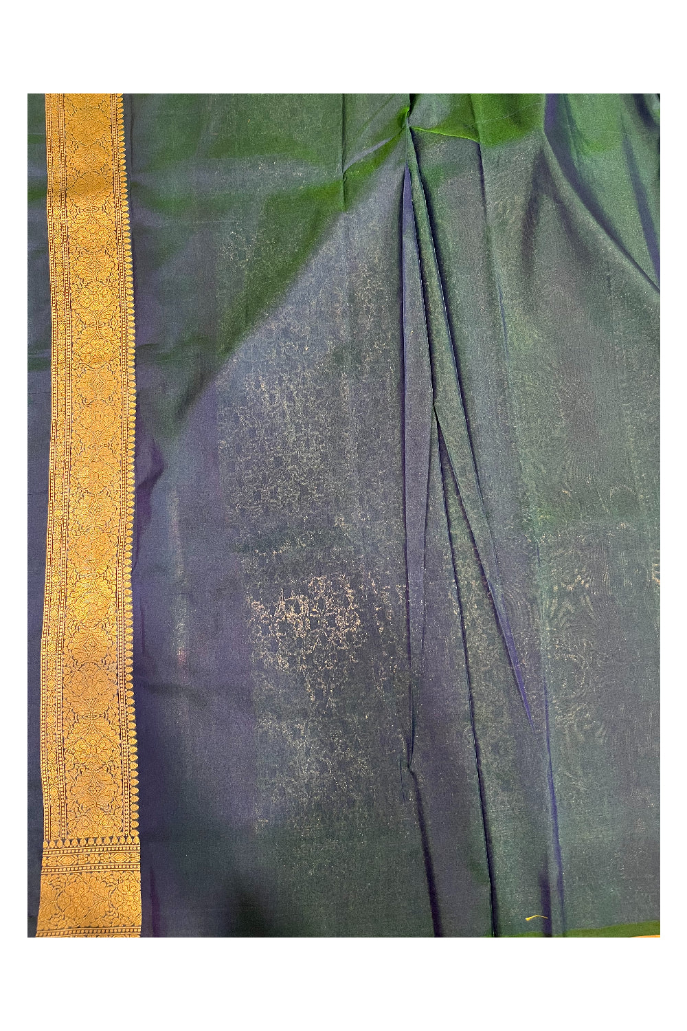 Southloom Banarasi Georgette Woven Work Saree in Beige